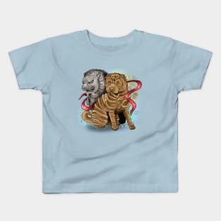 Chinese Zodiac Year of the Dog Sherpei Kids T-Shirt